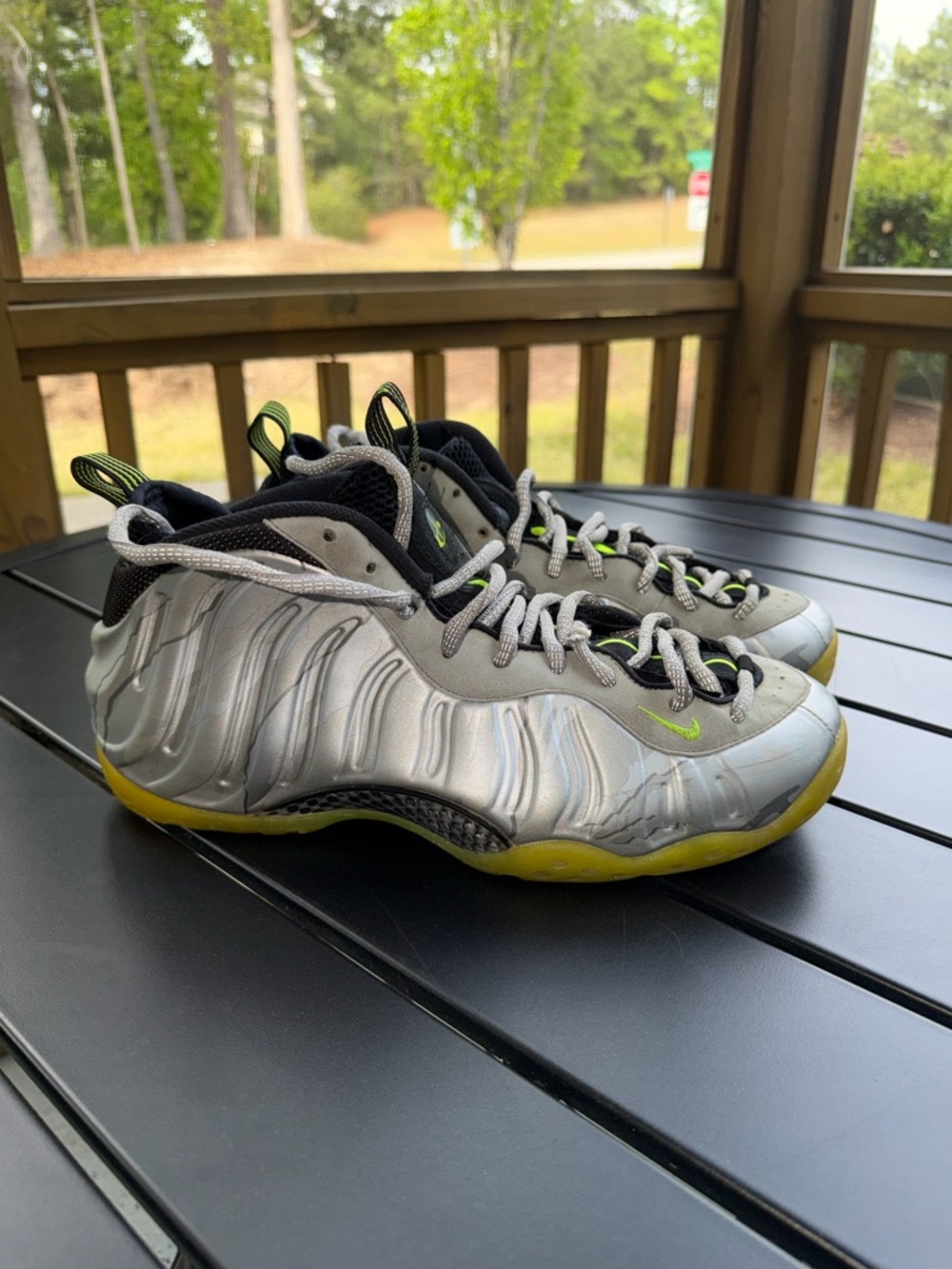 Nike Air Foamposite One PRM in the "Metallic Camo" colorway men’s sneakers